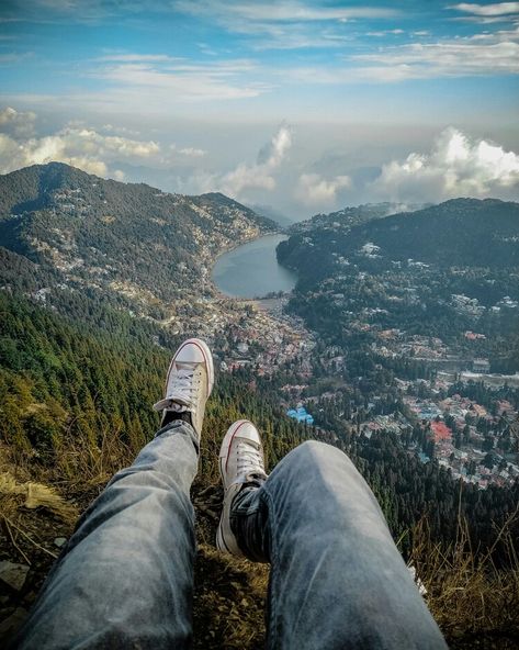 naina peak, Nainital, uttarakhand, Nainital Photography Ideas, Nainital Video, Uttrakhand Photography, Nainital Photography, Mountain Poses, Tungnath Temple, Hill Video, Manali Trip