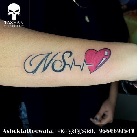 TashanTattoo
AshokTattooWala
S.20. Tirupati plaza
Opp. New bus stand
Near gd modi collage
Palanpur (gujrat)
9586697547
9687533310 Ns Wallpaper, Ns Tattoo, Tattoo Designs Women, On Hand Tattoo, Name Tattoo On Hand, Lettering Name, International Tattoo, Tattoo On Hand, Heartbeat Tattoo