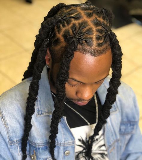 100 Locs Count, Dread Color Ideas Locs For Men, Dread Color Ideas Locs, Locs For Men, 100 Locs, Dreads Hairstyles, Dread Styles, Dreadlock Hairstyles For Men, Hair Twist