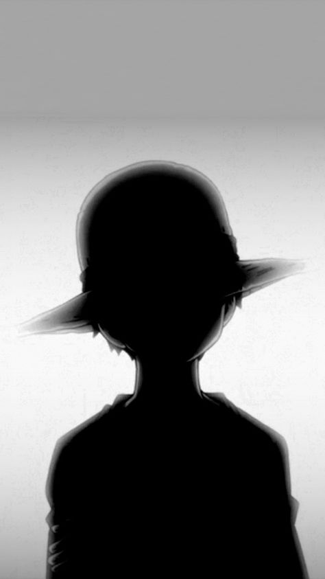 Luffy Dark, Monkey D. Luffy Wallpapers, Shadow Wallpaper, Naruto Sketch, One Piece Wallpaper Iphone, Black Background Wallpaper, Anime Decor, Wallpaper Dark, One Peice Anime