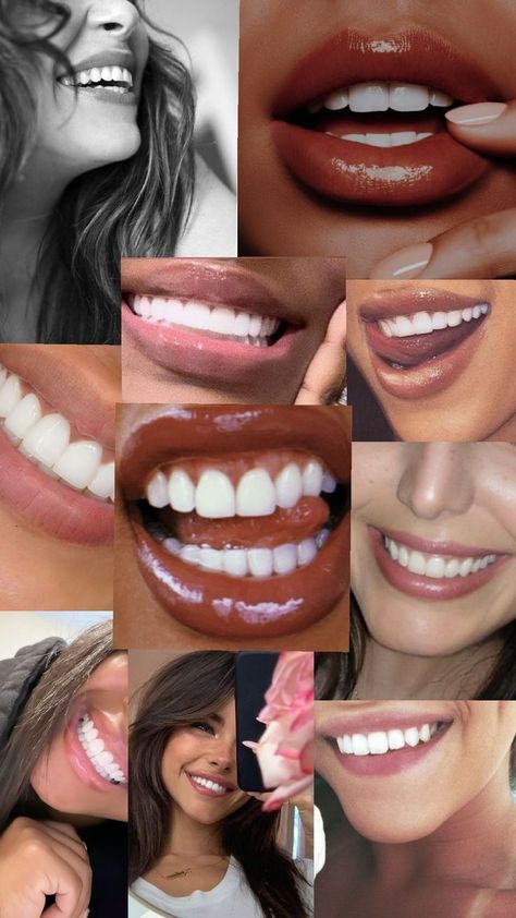 Manifesting healthy, white, aligned teeth and a pretty smile 🪥 Pretty White Teeth, Pretty Teeth, Smile Teeth, Manifesting Vision Board, White Smile, Perfect Smile, Vision Board Inspiration, Pretty Smile, Healthy Smile