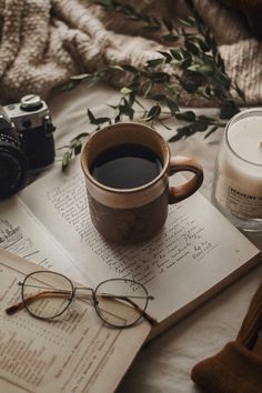 A Cup Of Coffee, Cup Of Coffee, Coffee, Bed, Books, Flowers