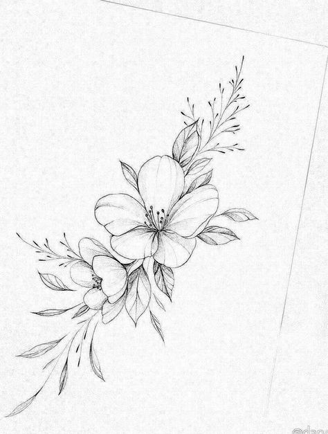 Tattoo Flowers Back, Drawing Ideas Sketchbooks, Shen Long Tattoo, Flower Drawing Ideas, Realistic Flower Tattoo, Ideas Sketchbooks, Floral Tattoo Shoulder, Rose Flower Tattoos, Hip Thigh Tattoos