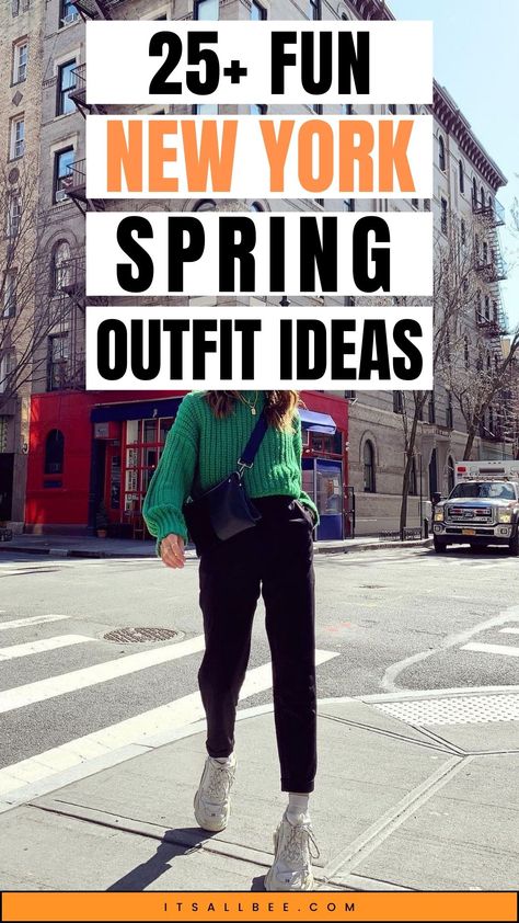 Elevate your street style this spring with our vibrant New York outfit curation. Explore how to mix bold colors and textures for an ensemble that captures the energetic spirit of spring in the Big Apple. New York Spring Outfits | New York Spring Outfit | Casual Outfit Inspo | Spring Outfit Fashion | New York Aesthetic | Nyc Aesthetic | New York City Aesthetic | NYC Life | New York Packing List | What To Wear New York New York Outfits May 2024, Nyc Trip Outfit Spring, Nyc Casual Outfits Spring, New York Casual Outfits Spring, Nyc Day Outfit Spring, May In New York Outfits, Nyc In May Outfits, Nyc Dinner Outfit Spring, May New York Outfits