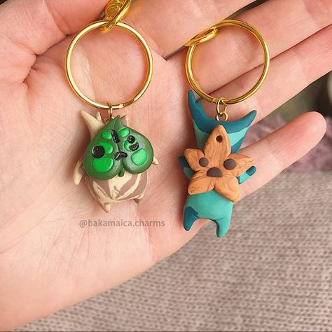 Zelda Clay Sculpture, Legend Of Zelda Clay Art, Legend Of Zelda Polymer Clay, Polymer Clay Korok, Zelda Diy Gift, Korok Zelda Clay, Nerdy Clay Projects, Polymer Clay Zelda, Zelda Clay Ideas