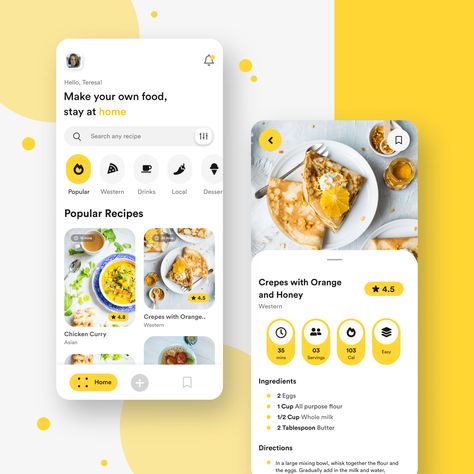 Educational Book Layout Design, Interesting Apps, Application Ui Design, Desain Ux, การออกแบบ Ui Ux, Food Ordering App, Health Apps, Ui Ux 디자인, App Design Layout