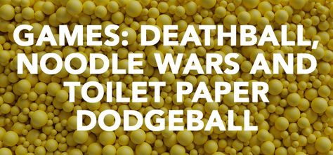 Youth Group Games: Deathball, Noodle Wars and More Youth Group Theme Nights, Church Youth Group Games, Church Group Activities, Church Youth Group Activities, Youth Group Games Indoor, Fun Youth Group Games, Youth Group Events, Church Youth Activities, Youth Ministry Lessons