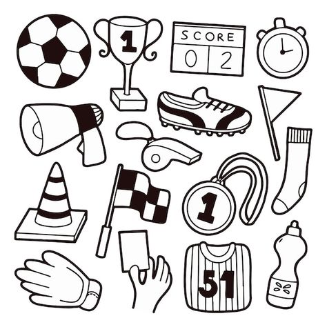 Soccer | Premium Vector #Freepik #vector #score #symbols #illustration #player Soccer Illustration, Symbols Illustration, Keeper Gloves, Soccer Design, Social Media Business Cards, Soccer Hoodies, Kids Soccer, Card Banner, Create Image