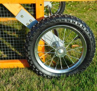 Chicken Coop Tractor, Chicken Coop On Wheels, Wooden Chicken Coop, Hen Coop, Backyard Chicken Coop, Mobile Chicken Coop, Backyard Animals, Wooden Chicken, Chicken Tractors