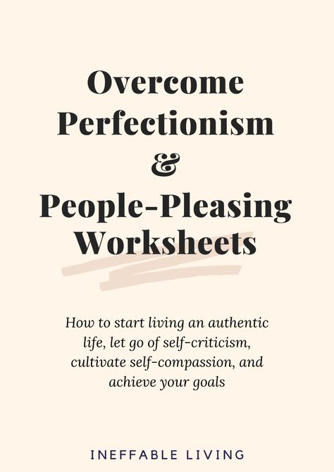 Overcome People-Pleasing & Perfectionism Worksheets - Payhip Perfectionism Worksheets, Self Care Worksheets, Self Esteem Worksheets, Free Mental Health, Codependency Relationships, People Pleasing, Authentic Life, Improve Mental Health, Perfectionism