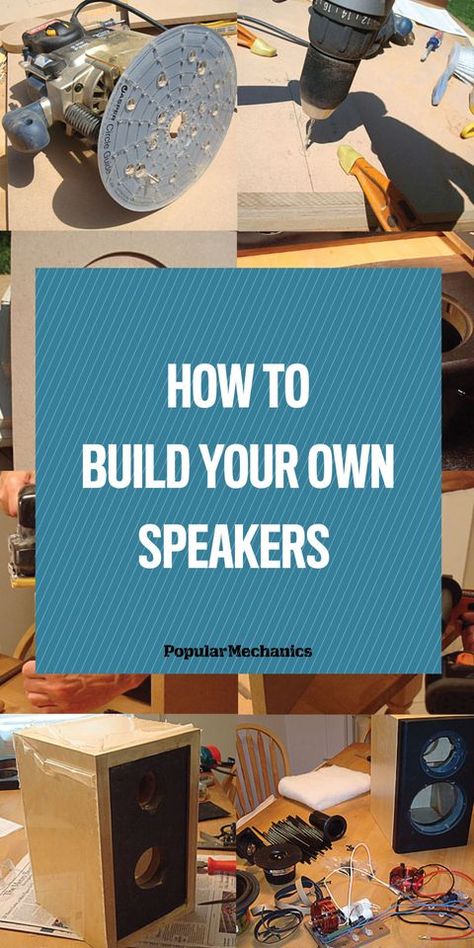 Homemade Speakers, Diy Boombox, Diy Bluetooth Speaker, Speaker Building, Electronic Gadgets For Men, Electronics Gadgets Technology, Diy Audio Projects, Speaker Plans, Subwoofer Box Design