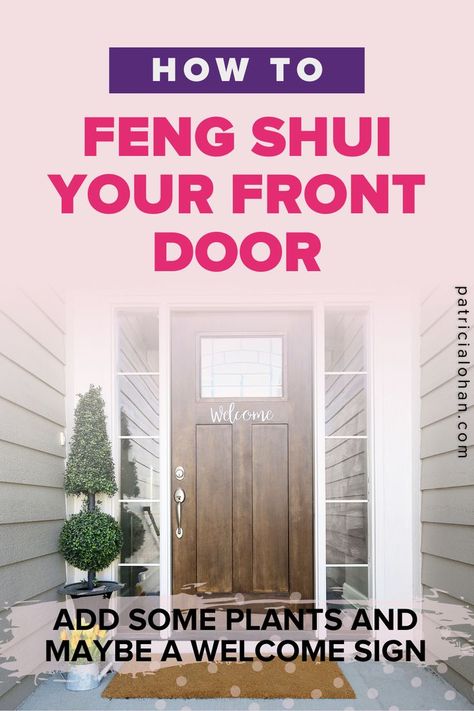 You can make your entrance more welcoming not only for you to feel good, but to also call in more good things into your life. Click link to know more. #patricialohan #fengshui #fengshuiexpert #home #homedecor #happyhome #fengshuilifestyle #fengshuiconsultant #fengshuitips #meditation #fengshuiluckycharms #yoga #fengshuimaster #fengshuiliving #fengshuilove #reiki #fengshuitimemanagement #fengshuiyourlife #fengshuiinspired Feng Shui Entrance, Feng Shui Love, Feng Shui Front Door, Feng Shui Master, Feng Shui Tips, Entrance Doors, Feng Shui, Welcome Sign, Reiki