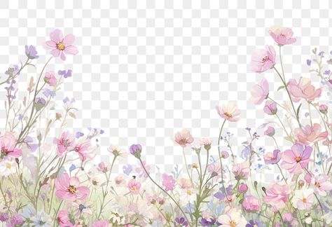 Baby Theme Background, Digital Flowers Png, Flowers Background Design, Watercolour Wildflowers, Watercolor Flowers Png, Watercolor Flowers Clipart, Floral Watercolor Background, Flowers Meadow, Chinese Background