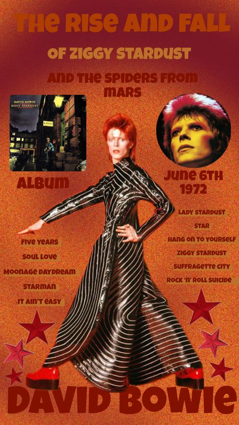 David Bowie the rise and fall of ziggy stardust and the spiders from mars album The Spiders From Mars, Spiders From Mars, Moonage Daydream, David Bowie Ziggy Stardust, Lady Stardust, David Bowie Ziggy, Ziggy Stardust, David Bowie, Spiders