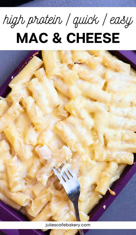 Homemade Mac And Cheese Recipe Healthy, Healthy Mac And Cheese For Kids, High Protein Mac N Cheese, Easy Healthy Mac And Cheese, Healthier Mac And Cheese, Banza Mac And Cheese, Mac And Cheese Recipe Healthy, High Protein Mac And Cheese, Protein Mac And Cheese