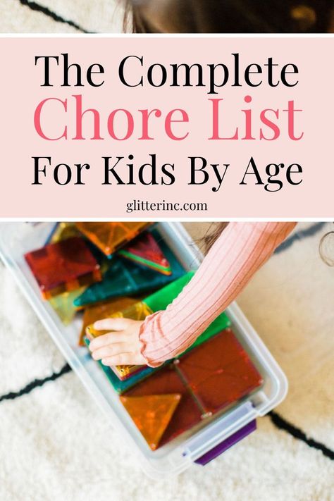 Create a chore list for kids by age with these chores for preschoolers. Use a chore chart for kids to track weekly daily chores for preschoolers and keep them engaged. Learn how to introduce chores to kids with age appropriate tasks, and explore chore lists for kids to find the best chores for young kids that build responsibility. Chores For Toddlers, Preschool Chores, Daily Chore List, Weekly Chore List, Chores For Kids By Age, Age Appropriate Chores For Kids, Chore List For Kids, Toddler Chores, Chore Chart For Kids