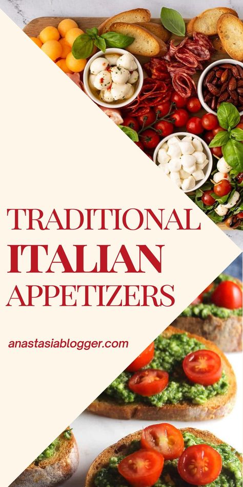 Easy Italian Appetizers For A Crowd, Authentic Italian Appetizers Italy, Classic Italian Appetizers, Italian Vegetarian Appetizers, Italian Aperitivo Food, Traditional Italian Appetizers, Italian Starters Recipes, Italian Hourdourves, Italian Appetizers Easy Make Ahead