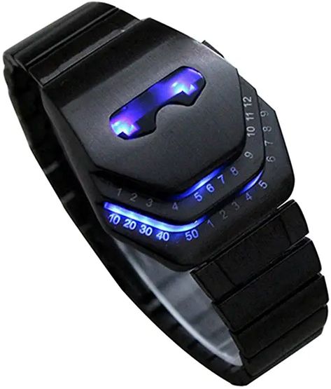 Futuristic Watches, Cool Gadgets For Men, Mens Gadgets, Snake Head, Led Watch, Best Watches For Men, Head Design, Gadget Gifts, Cool Technology