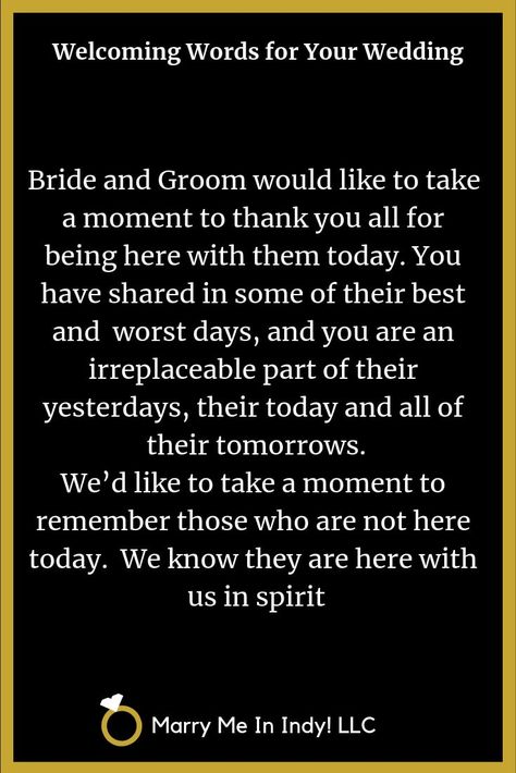 Wedding Officiant Quotes, Wedding Welcome Script, Officiant Welcome Script, Ask Someone To Officiate Your Wedding, Minister Wedding Script, Opening Wedding Ceremony Script, Wedding Ceremony Wording, Cheap Outdoor Wedding Ideas Backyards, Wedding Ordained Speech