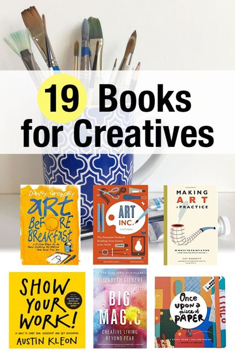 19 Books for Creatives – Eileen McKenna Art & Design Kunstjournal Inspiration, Creative Books, Business Articles, Business Books, Art Business, Creative Entrepreneurs, Inspirational Books, Artist Books, Top Ten