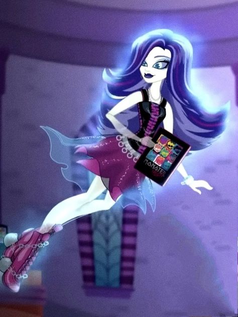 Spectra Monster High, Spooky Dooky, Monster High Spectra, High Pfp, Spectra Vondergeist, Monster H, Moster High, Monster Characters, Monster High Art