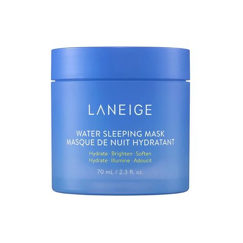 Mask Korean, Water Sleeping Mask, Overnight Face Mask, Best Night Cream, Laneige Water Sleeping Mask, Overnight Mask, Best Face Mask, Skin Care Brands, Hydrating Mask