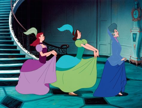 Disney Cinderella Stepsisters, Walt Disney Signature, Disney Signatures, Anastasia And Drizella, Disney Amor, Disney Female Characters, Evil Stepmother, 동화 삽화, Cinderella Costume