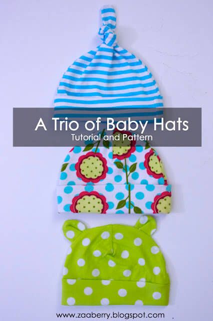 Baby Hat Sewing Pattern, Bumbo, Diy Baby Shower Gifts, Diy Bebe, Hat Patterns To Sew, Hat Tutorial, Baby Hat Patterns, Baby Sewing Projects, Baby Projects