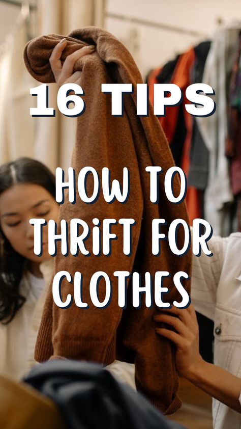 In this guide, we’ll walk you through how to thrift clothes and discover the best finds. From strategizing your visits to understanding the best times to shop and learning how to spot high-quality items among the masses, we share 16 essential successful tips for thrifting for clothes. Things To Thrift Clothes, Clothes To Look For At Thrift Stores, Thrifting Clothes Ideas, Clothes To Thrift, How To Shop For Clothes, Thrifted Vintage Outfits, Brands To Look For At Thrift Stores, How To Thrift Shop For Clothes, Styling Thrifted Clothes