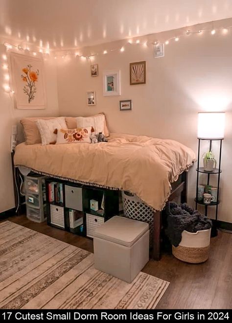 Really Small Bedroom Ideas, Uconn Dorm, Dorm Room Ideas For Girls College, Simple Dorm Room Ideas, Small Dorm Room Ideas, Dorm Room Cozy, Simple Dorm Room, Dorm Room Chairs, Dorm Planning