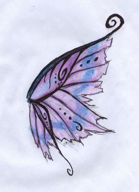 Drawing Faeries, Fairy Wings Tattoo, Narwhal Tattoo, Fairy Wings Drawing, Fairy Wing Tattoos, Alas Tattoo, Diy Fairy Wings, Wing Tattoo Designs, Fairy Tattoo Designs