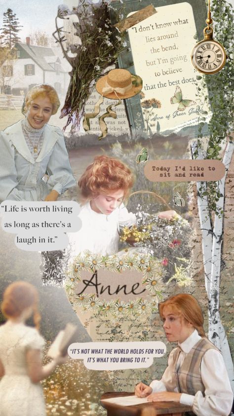 here’s an example for my comp! I chose Anne Shirley🤍 Shirley Aesthetic, Anne Shirley Aesthetic, Green Gables Aesthetic, Anne Of Green Gables Aesthetic, Anne Of The Green Gables, Wallpapers Stickers, Anne Of The Island, Lm Montgomery, Cute Books