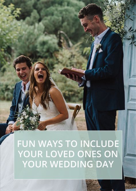 Ways To Include Friends In Wedding, Wedding Party Alternatives, How To Include Friends In Your Wedding, Fun Wedding Ceremony Ideas, Roles In A Wedding, Family Only Wedding, Wedding Party Roles, Nontraditional Wedding Ceremony, Blended Family Sand Ceremony