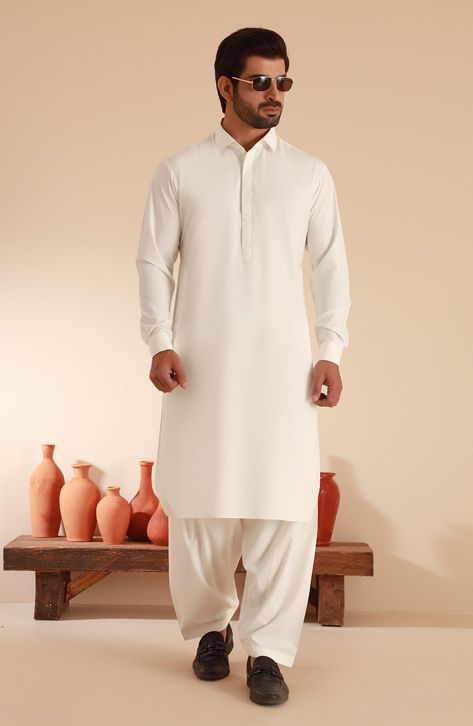 White kurta men