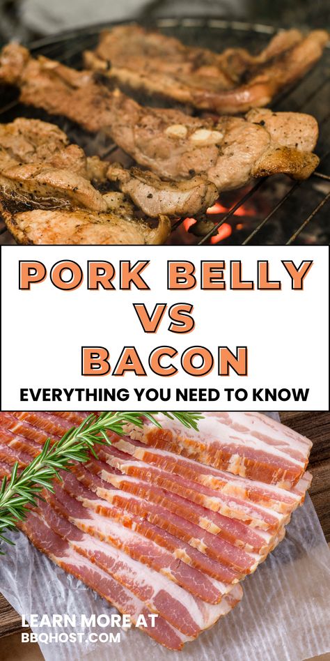 Join us in this mouth-watering adventure as we compare the two most delicious cuts in the pig world. We’ll dive into pork belly vs bacon and explore their unique origins, taste, and how to cook them to perfection. Are you ready for a flavor explosion? How To Make Bacon, Smoked Ribs, Smoked Cooking, Smoked Fish, Smoked Brisket, Brunch Dishes, Smoked Ham, Boneless Pork, Smoked Turkey