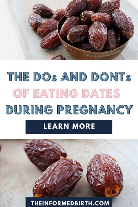 In this post, you're going to learn how dates for labor lead to an easy and fast labor and delivery. When getting ready for baby in your third trimester, don't forget to add eating dates during pregnancy to your third trimester to do list. These tips are perfect for moms who want a natural birth or want to have a fast labor. Have an easy labor and an easier first stages of labor with this tip. In this post, learn everything you need to know about dates when preparing for birth. Snacks During Labor Natural Birth, Dates For Labour, Getting Ready For Birth, How To Prepare For Labor And Delivery, Preparing For Natural Labor And Delivery, What To Eat To Prepare For Labor, Prepare For Labor And Delivery, Food For Labor And Delivery, Labor Snacks Home Birth