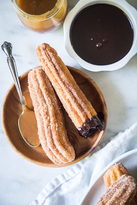 Gluten Free Churros, Homemade Churros, Pane Dolce, Camille Styles, Caramel Sauce, Beignets, Sweet Desserts, Food Obsession, Churros