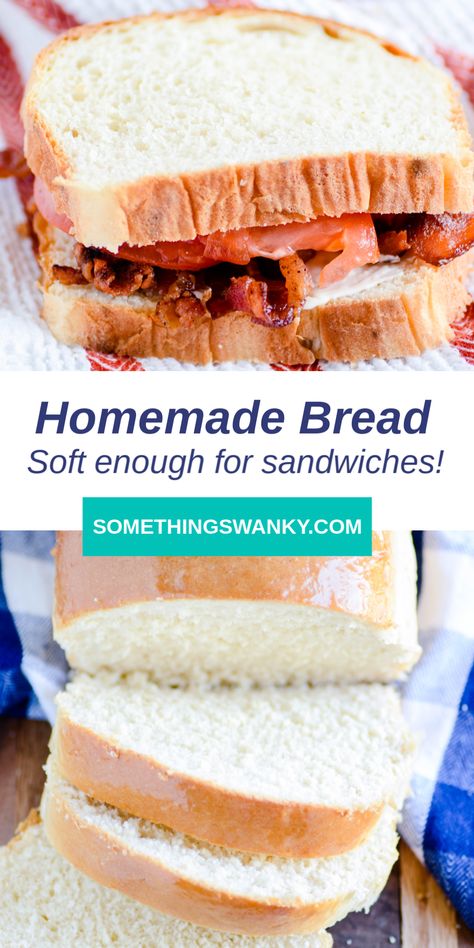 Taste Of Home Bread Recipes, Store Bought Bread Recipes, How To Store Homemade Bread, Store Homemade Bread, Sandwhich Bread, Homemade Sandwich Bread, Homemade Bread Recipe, Homemade Sandwich, Bread Soft