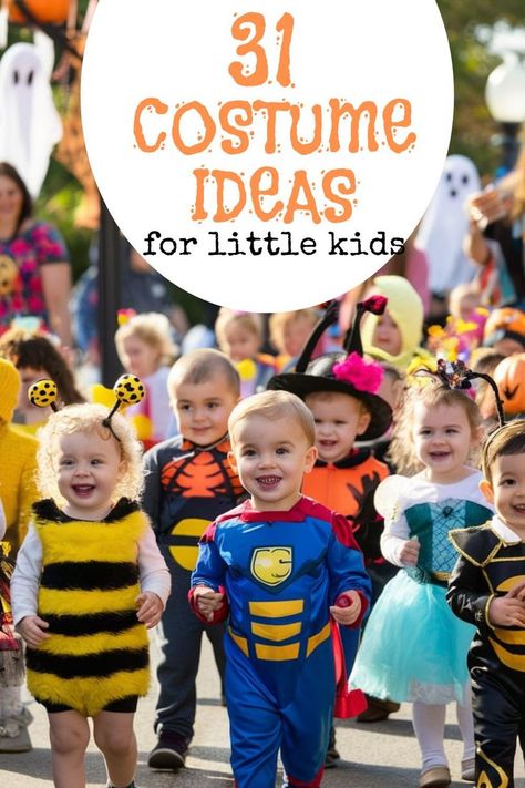 Baby Halloween Costumes 12 Month Halloween Costume, Easy Diy Toddler Halloween Costumes, Kindergarten Halloween Costumes, Easy Toddler Costumes, Creative Toddler Halloween Costumes, Toddler Diy Halloween Costumes, Toddler Boy Costume Ideas, Halloween Costumes For Toddler Girl, Toddler And Baby Halloween Costumes