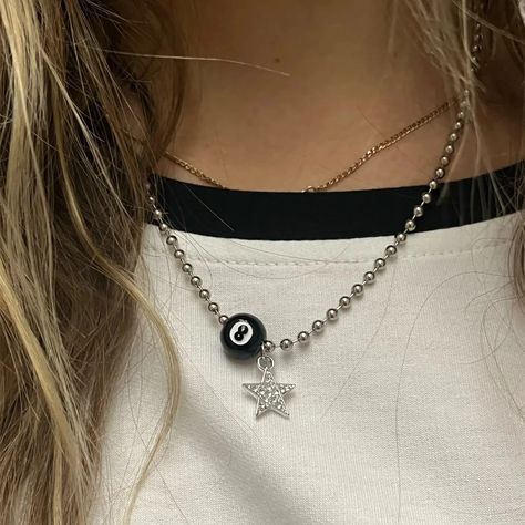 1.43US $ 25% OFF|Kpop Punk Grunge Silver Color Star Cross Pendants Necklace For Men Women Couple Vintage Aesthetic Jewelry Y2K EMO Accessories| |   - AliExpress Emo Jewelry Aesthetic, Couple Vintage Aesthetic, Y2k Grunge Aesthetic, Emo Accessories, Couple Vintage, Gothic Elements, Jewelry Y2k, Grey Pearl Necklace, Grunge Jewelry