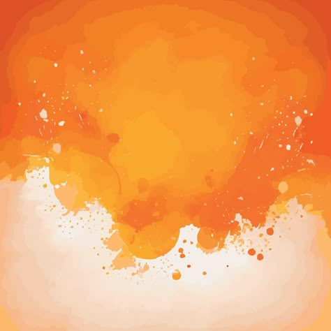 Realistic yellow-orange watercolor texture on a white background - Vector illustration Flex Design Background, पुण्यतिथि Banner, Orange Texture Background, Hindu Background, Orange Yellow Background, Orange And Yellow Background, Yellow Abstract Background, Texture Background Design, Orange Backgrounds