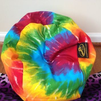 Ahh! Products Tie Dye Rainbow Bean Bag Chair for Dolls Tie Dye Room Decor, Tie Dye Room, Animal Print Chair, Chair Overstock, Cool Toys For Boys, Kids Playroom Furniture, Cool Toys For Girls, Rainbow Room, Spiral Tie Dye