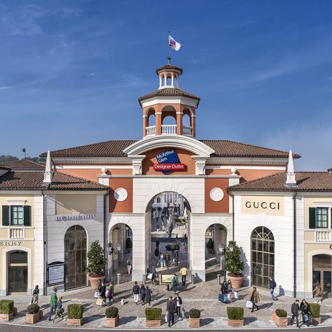 Serravalle Designer Outlet | the biggest Designer Outlet in Europe Gucci Boutique, Outlet Village, Milan Cathedral, Street Mall, Strip Mall, Outlet Mall, Retail Park, Model House Plan, Book Things