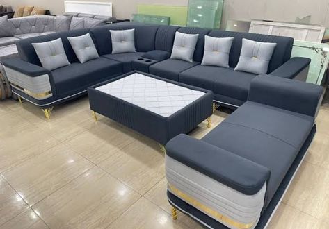 Sofa Design Hall, Sofa Design Living Rooms L Shape, 7 Seater L Shape Sofa, Luxury Sofa Set Design Modern, L Shape Sofa Design Living Rooms, Modern Sofa Designs Luxury, L Shape Sofa Living Room, Sofa Design Luxury, Sofa Design Living Rooms Indian