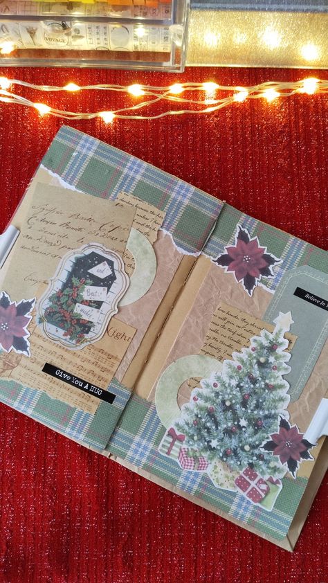 Christmas theme/ Navidad inspo journal Scrapbook Ideas Christmas, Christmas Scrapbook Ideas, Christmas Journal Ideas, December Journaling, Christmas Journal Pages, Christmas Study, Christmas Journaling, Winter Journal, Presentation Ideas For School