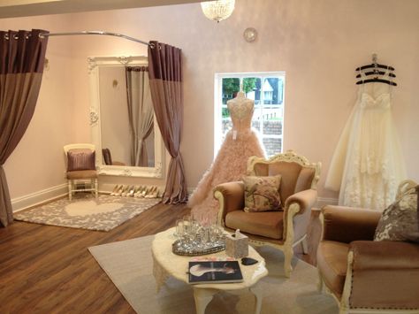 Bridal Suite Room, Bridal Shop Interior, Boutique Window Displays, Bridal Boutique Interior, Boutique Display, Boutique Decor, Fitting Room, Boutique Interior, Bridal Suite