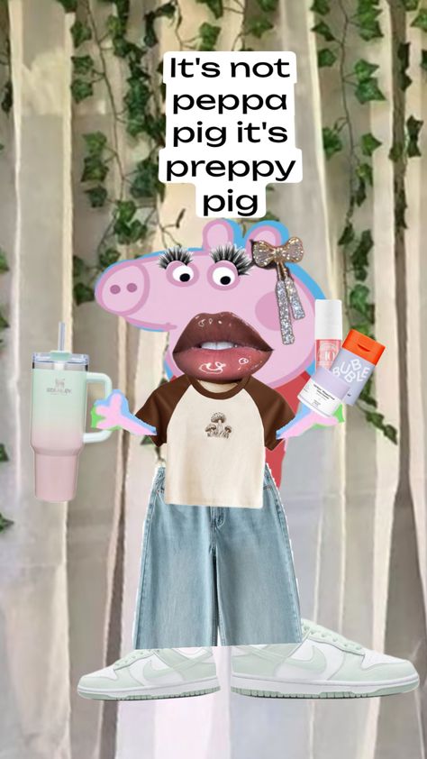 @jlivvylu ALLLL HER IDEA!!!! GO FOLLOW!!! She is super sweet, & she is preppy!! PLEASE FOLLOW HER!! #gofollowjlivvyluorelse :) #jesuslovesyou #fyp #follow #preppy :) Hehehe Preppy Memes Funny, Preppy Cartoon Character, Baddie Peppa, Preppy Funny, Preppy Peppa, Preppy Baddie, Funny Preppy, Preppy Things, I'm Scared