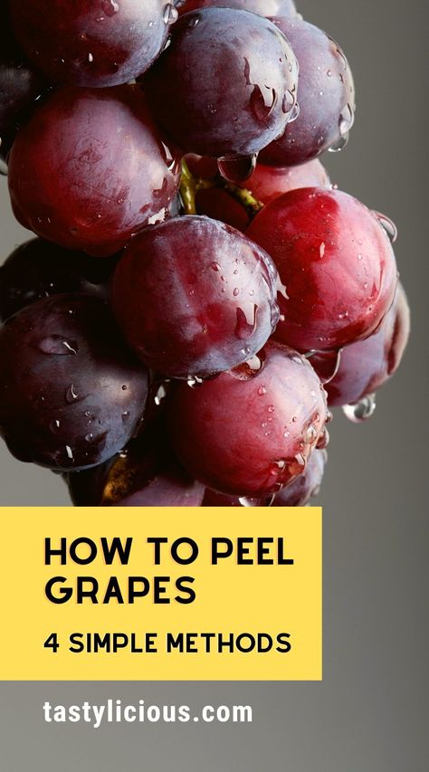 Peeled Grapes For Eyeballs, How To Peel Grapes, Kiwi Popsicles, Fruits And Vegetables List, Concord Grapes, Themed Recipes, Grape Jam, Vegetable Benefits, Grape Recipes