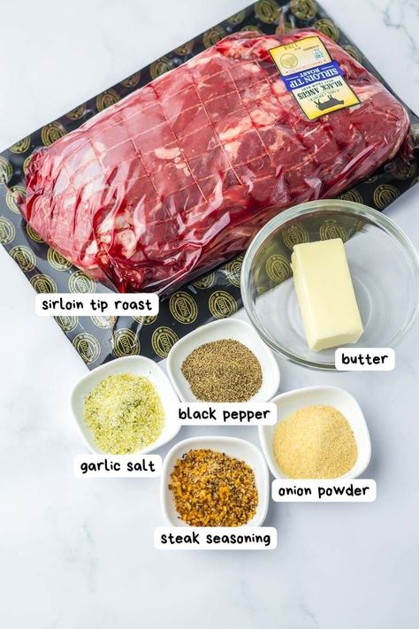 Enjoy a scrumptious family dinner with this easy and affordable sirloin tip roast recipe! Perfect for busy weeknights or weekend feasts, this dish promises juicy, flavorful meat with minimal effort. Save money and delight your family with this foolproof recipe that's sure to become a household favorite. Angus Sirloin Tip Roast Recipe, Best Way To Cook A Sirloin Tip Roast, Top Sirloin Tip Roast Recipes, Sirloin Tip Roast In Air Fryer, Cooking Sirloin Tip Roast In Oven, Beef Loin Top Sirloin Roast Recipes, Sirloin Oven Roast Recipes, How To Cook A Beef Sirloin Tip Roast, Sirloin Tip Steak Recipes Oven