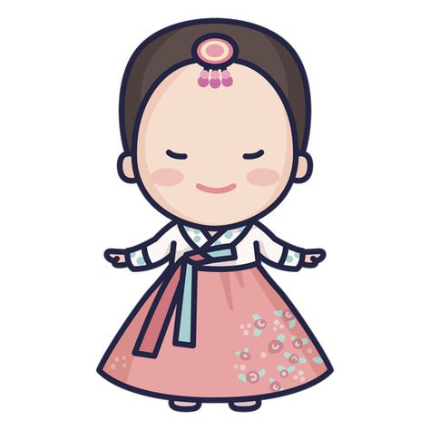 Cute south korean lady with hanbok character #AD , #Affiliate, #affiliate, #korean, #character, #hanbok, #south Hanbok Cartoon, Korean App Icons, Hanbok Illustration, Hanbok Drawing, Hanbok Art, Korea Logo, Korean Cartoon, Korean Illustration, Travel Korea